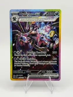 Pokemon Hydreigon ex 240/191 Sv08 Surging Sparks SIR Holo 330 HP EN - Image 1