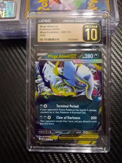 CGC 10 PRISTINE MEGA ABSOL EX 161/132 ULTRA RARE HOLO MEGA EVOLUTION POKEMON - Image 1