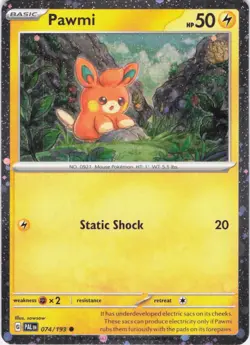 Pawmi Paldea Evolved 074/193 Cosmos Holo Pokemon TCG NM - Image 1