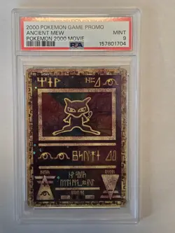 Ancient Mew Pokemon 2000 Movie Game Movie Pokemon PSA 9 - Image 1