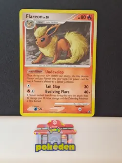 Flareon 19/111 Rising Rivals Rare Non Holo Pokemon TCG NM/LP - Image 1