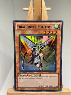 Dragunity Militum - Super Rare 1st Edition HA04-EN011 - LP - YuGiOh - Image 1