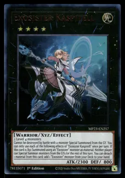 Yugioh Exosister Kaspitell MP23-EN257 Ultra Rare 1st Edition NM - Image 1
