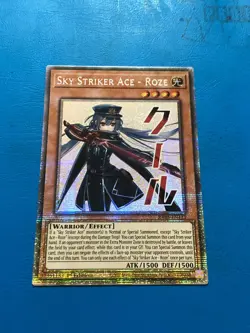 YUGIOH Starlight Rare Sky Striker Ace - Roze RA05-EN133 1st Edition - Image 1