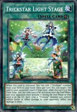 Trickstar Light Stage - Starfoil Rare 1st Edition SP18-EN040 - NM - YuGiOh - Image 1