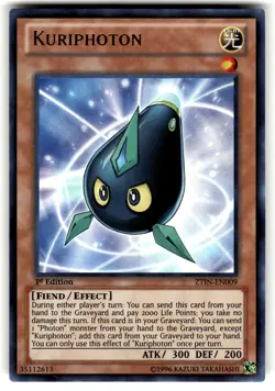 Kuriphoton ZTIN-EN009 Yugioh TCG Ultra Rare NM - Image 1
