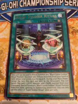 YUGIOH Super Soldier Ritual - DOCS-EN056 1ST EDITION NM NEVER PLAYED!!! - Image 1