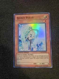Yugioh Effect Veiler ORCS-ENSE1 Limited Edition Super Rare - Image 1
