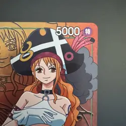 NAMI - OP02-036 - Alternate Art Parallel Paramount War Japanese One Piece Raw SR - Image 3