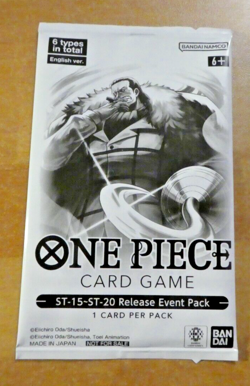 ONE PIECE CARD ENGLISH PROMO RELEASE EVENT PACK X1 ST15-ST20 BOOSTER SEALED MINT - Image 1