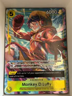 OP07-109 Monkey.D.Luffy (Illustration Box Vol.3) AA Alt Art English One Piece - Image 1