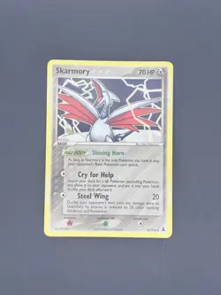Skarmory 55/113 Non-Holo Pokemon TCG EX Delta Species Vintage 2005 LP Bird Card - Image 2