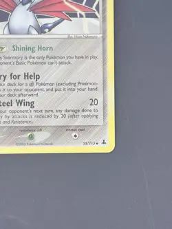 Skarmory 55/113 Non-Holo Pokemon TCG EX Delta Species Vintage 2005 LP Bird Card - Image 4