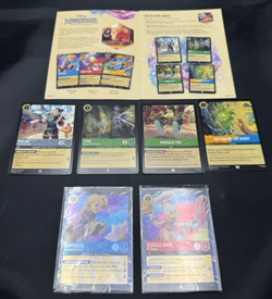 2026 LORCANA EPCOT FESTIVAL QUESTBOOK WITH PROMO CARDS & RUPUNZEL & DONALD DUCK - Image 1