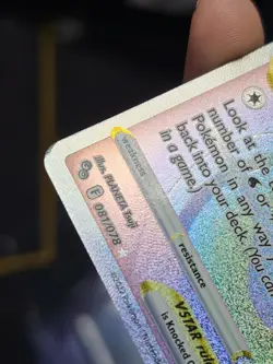 Dragonite VSTAR 081/078 Pokemon GO Secret Rare Holo Card - DENTED - Image 3