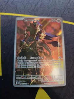 Pokemon TCG Zamazenta Illustration Card 201/182 Destined Rivals Series - Image 1