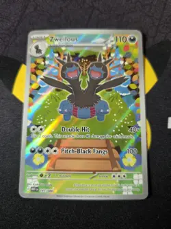 Pokemon TCG Zweilous Illustration White Flare Card 147/086 - Image 1