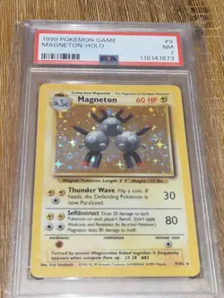 Magneton *PSA 7* Near Mint Pokemon Card - Base Set 1999 #9/102 - Image 1