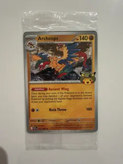 Pokemon Chicago Field Museum Fossil Exhibit Archeops Promo Card IN HAND - Image 1