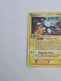 2007 Pokemon Ex Power Keepers Stamped Magneton 16/108 Reverse Holo Card - Image 2