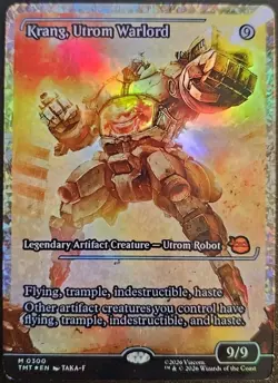 Krang, Utrom Warlord (Showcase Foil) Teenage Mutant Ninja Turtle Playtest Card - Image 1