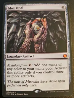 Mox Opal Double Masters Regular Playtest Card - Image 1