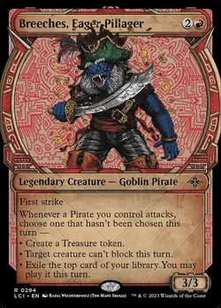 MTG BREECHES, EAGER PILLAGER 294 EXC - BRAGHE, PREDONE BRAMOSO - LCI X EN - Image 1