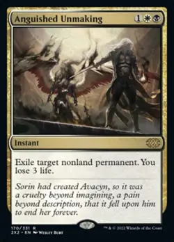 MTG ANGUISHED UNMAKING FOIL EXC - DISSOLUZIONE ANGOSCIOSA 170 - 2X2 - MAGIC - Image 1
