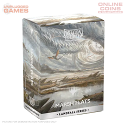 Dragon Shield Sleeves – Matte Dual Art – MTG Landfall Series Marsh Flats - Image 1