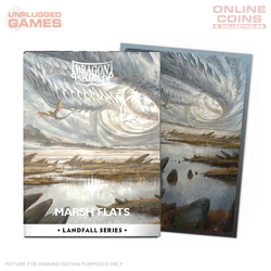 Dragon Shield Sleeves – Matte Dual Art – MTG Landfall Series Marsh Flats - Image 3