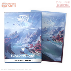 Dragon Shield Sleeves – Matte Dual Art – MTG Landfall Series Scalding Tarn - Image 3
