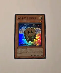 Yugioh Winged Kuriboh TLM-EN005 Super Rare LP - Image 1