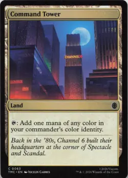 Command Tower C Commander: Teenage Mutant Ninja Turtles 63 NM MTG - Image 1