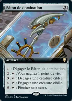 MTG STAFF OF DOMINATION FRENCH EXC - BASTONE DELLA DOMINAZIONE - CMR-X FR - Image 1
