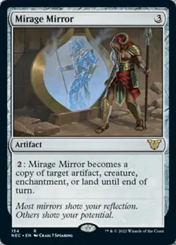 *MINT* Mirage Mirror - Kamigawa: Neon Dynasty Commander (BU) - MTG - Image 1