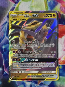 Garchomp and Giratina GX 146/236 Pokemon Unified Minds Ultra Rare - Image 1