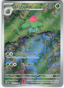 Pokemon Ivysaur 167/165 Illustration Rare 151 Pokemon Near Mint - Image 1