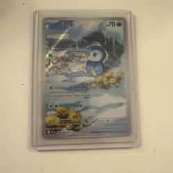 The Pokemon Company Piplup 098/094 Illustration Rare Holo EN Me02 HP 70 - Image 1
