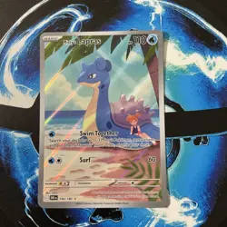 Pokemon Misty’s Lapras 194/182 Destined Rivals Full Art Illustration Rare NM - Image 1
