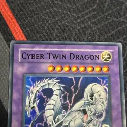 Cyber Twin Dragon CRV-EN035 1st Edition Cybernetic Revolution Super Rare Yugioh - Image 3