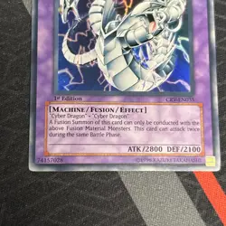 Cyber Twin Dragon CRV-EN035 1st Edition Cybernetic Revolution Super Rare Yugioh - Image 4