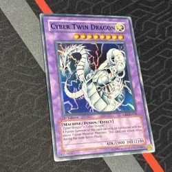 Cyber Twin Dragon CRV-EN035 1st Edition Cybernetic Revolution Super Rare Yugioh - Image 5