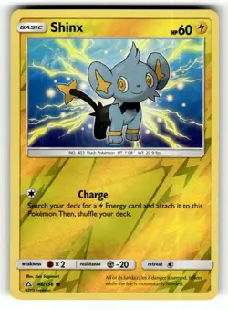Shinx 46/156 Common Ultra Prism Reverse Holo Pokemon Lightly Played - Image 1