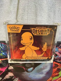 Pokemon TCG Obsidian Flames - Elite Trainer Box - New & Sealed With Acrylic Case - Image 1