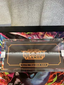 Pokemon TCG Obsidian Flames - Elite Trainer Box - New & Sealed With Acrylic Case - Image 2