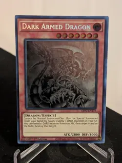 Yugioh Dark Armed Dragon Ghost Rare 1st Edition GFP2-EN179 - Image 1