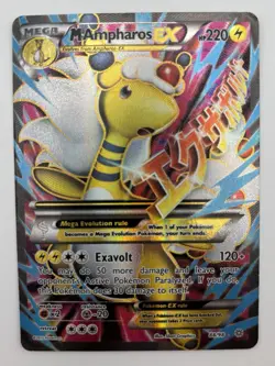 M Ampharos EX (88 Full Art) 88/98 Holo - Pokemon TCG XY - Ancient Origins - Image 1