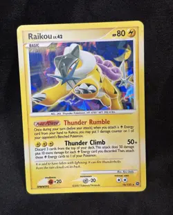 Pokemon TCG Raikou Secret Wonders Holo - Image 1