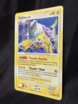 Pokemon TCG Raikou Secret Wonders Holo - Image 3