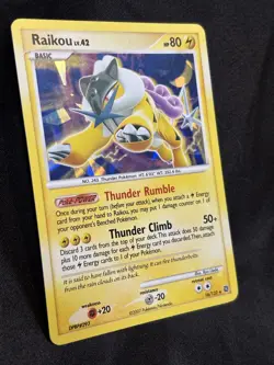 Pokemon TCG Raikou Secret Wonders Holo - Image 4